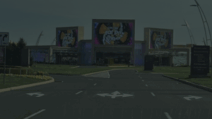 road leading to casino